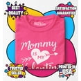 thumbnail image 3 of Shop4Ever Mommy is My Valentine Toddler's Cotton T-Shirt 3T Hot Pink, 3 of 6