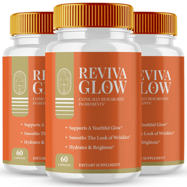Reviva Glow Hair Growth Capsules, RevivaGlow Hair Health Supplement Pills - Extra Strength, Reviva Glow Hair Nurture, Strengthen & Revitalize with All Natural Formula, RevivaGlow Reviews (3 Pack)