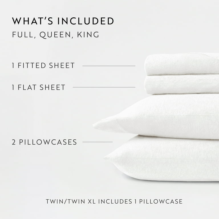 Noble Linens 100% Cotton Jersey Twin XL 4-Piece Sheet Set photo 2