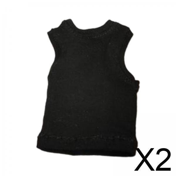 Chaleco en miniatura para muñeca,Camiseta a escala personalizada 1/6,chaleco sin mangas,ropa,para figura de acción masculina de 12",ropa para muñecas,juguete,1/6 Escala Figura Muñeca Ropa