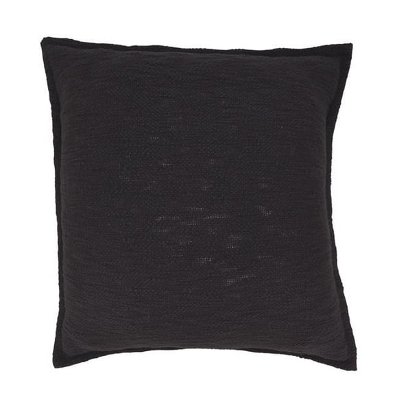 Textured Elegance Flange Throw Pillow Cover