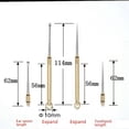 thumbnail image 3 of Titanium Alloy Integrated Toothpick Fruit Toothpick Ear Spoon Portable Toothpick Tool Portable Brass Toothpick Holder Keychain Pendant, 3 of 3