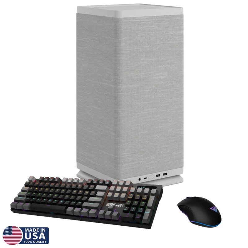 Gigatech Gaming Aura 3 Desktop PC Bundle - Ryzen 5 5500, RTX 5050, 16GB DDR4, 1TB SSD, RGB, Windows 11, Wi-Fi, Monitor