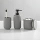 thumbnail image 5 of Accesorios para tocador de baño y encimera, diseño mDesign, resina estriada, 5 of 9