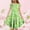 Multicolor a7, variant on Spazoro Girls Swing Midi Dress, Ruffled Sleeve Crew Neck Summer Floral Print Casual Party Dress for Kids Multicolor Size 6