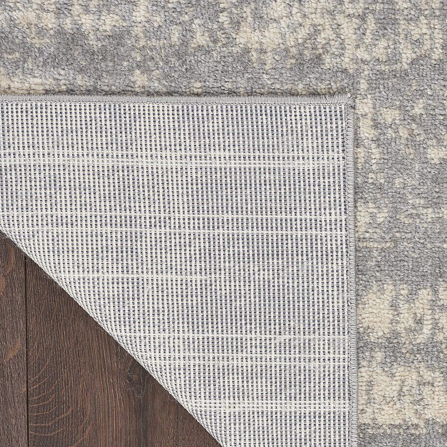 Nourison Essentials Indoor/Outdoor Grey/Beige 10' x 14' Area Rug, (10x14)