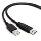 thumbnail image 2 of USB 3.0 hembra a doble USB macho Extra Power Data Y Splitter Cable de extensión, 2 of 6