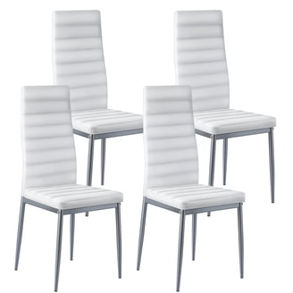 Teddy Fleece Dressing Chair, Modern Dining Chair with Silver Metal Legs, Armchair Upholstered Dining Chairs, Accent Desk Chair for Dining Room, Kitchen, Vanity, Living Room(Brown,Set of 6)