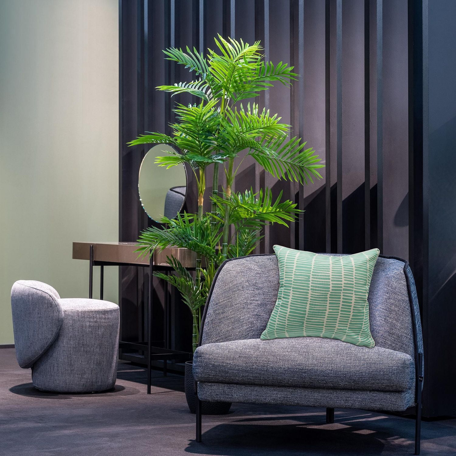 IH Casa Decor Cross Stripes Outdoor Waterproof Cushion Teal - Set of 2