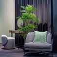 thumbnail image 3 of IH Casa Decor Cross Stripes Extérieure Couchure Imperméable Sarcelle - Ensemble De 2, 3 of 3
