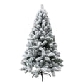 thumbnail image 3 of 1 Pce Décoration de Sapin de Noël en Flocage Artificiel Simulation Blanche, 3 of 7