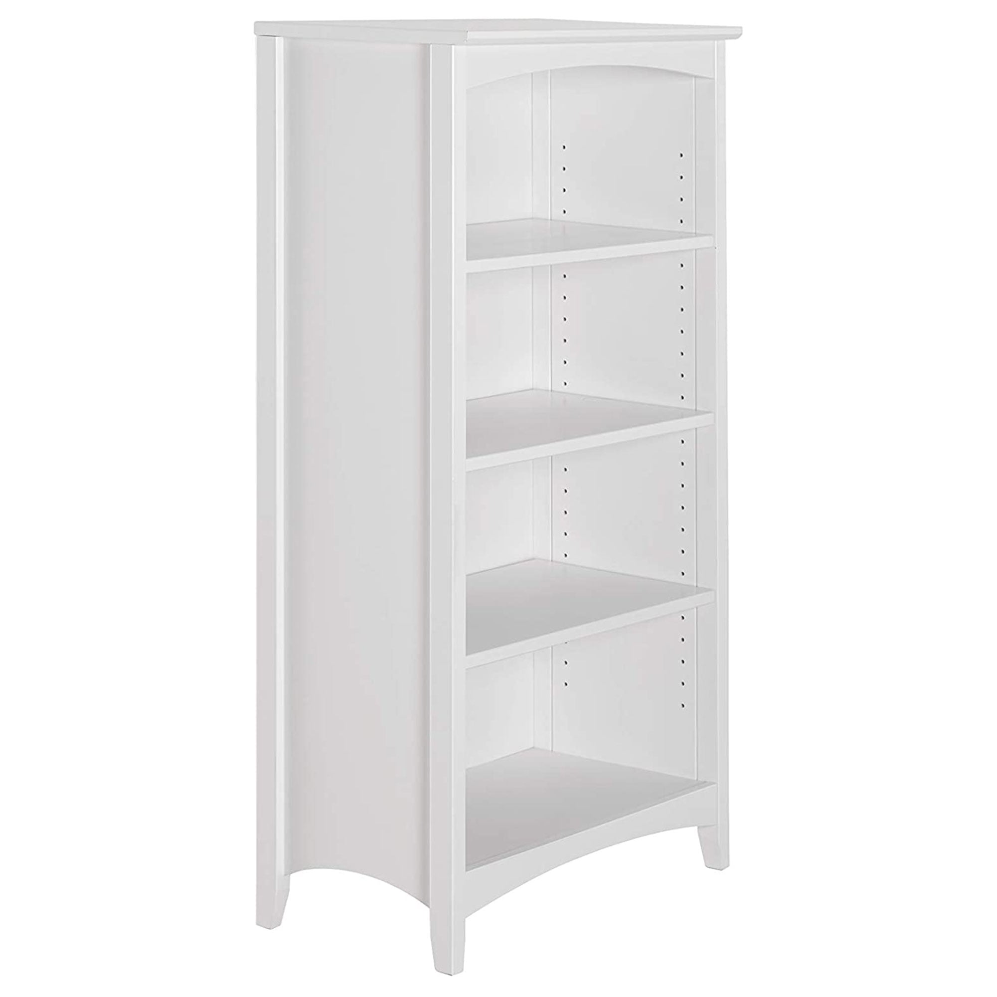 Shaker Style Bookcase - 48"H - White Finish