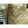 thumbnail image 2 of Thomas Collection Cream Tan Coral Medallion Throw Pillow - 11038, 2 of 5