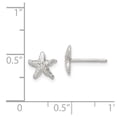 thumbnail image 2 of FB Jewels Sterling Silver Starfish Mini Earrings, 2 of 2