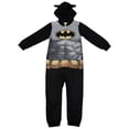 thumbnail image 1 of DC Comics Batman Character Cosplay Hooded Union Suit Pajamas-Size 6, 1 of 2