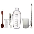 thumbnail image 2 of Kit de camarero de mixología | Juego de coctelera para r bebidas - Herramientas de barra: Coctelera de martini, Jigger, , 700cc Macarena batidor de coctéles, 2 of 7