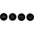 thumbnail image 2 of Darling Souvenir Sacrament Baptism Theme&nbsp;Stickers Candy&nbsp;Chocolate Labels 190 Pcs-Black, 2 of 2