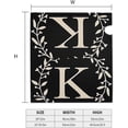 thumbnail image 4 of Classic Monogram Letter K Mailbox Cover Magnetic Standard Size Waterproof Letter Post Box Cover Wrap Oversize Decoration Welcome Home Garden Outdoor 21" Lx 18" W, 4 of 6