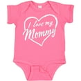 thumbnail image 3 of Inktastic I Love My Mommy in White Chalk Heart Boys or Girls Baby Bodysuit, 3 of 5