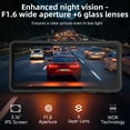 thumbnail image 6 of FFN 2.5K+1080P Dual Dash Cam Front and Rear,Car Dash Camera for Cars,Car Camera 170° Wide,Dashcam with Night Vision,Mini Dashcams with WDR,24H Parking Mode,Loop Recording,G-Sensor,32GB SD Card, 6 of 16