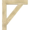thumbnail image 3 of Ekena Millwork 6"W x 36"D x 42"H Traditional Block Rough Sawn Bracket, Douglas Fir, 3 of 4