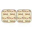 thumbnail image 7 of Goofa Dachshund Dog And Flower Pattern 2 Piece Car Windshield Sun Shade Foldable | Front Windshield Shade for Sun, Heat and UV Rays | Sunshade for Car Front Window-Small, 7 of 7