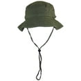 thumbnail image 3 of Tropic Hats Summer Floppy/Bucket W/Snap Up Sides, Chin Strap & Mesh Air Holes - Olive Extra Large, 3 of 5