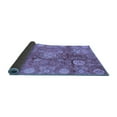 thumbnail image 2 of Ahgly Company Indoor Square Oriental Blue Traditional Area Rugs, 3' Square, 2 of 4