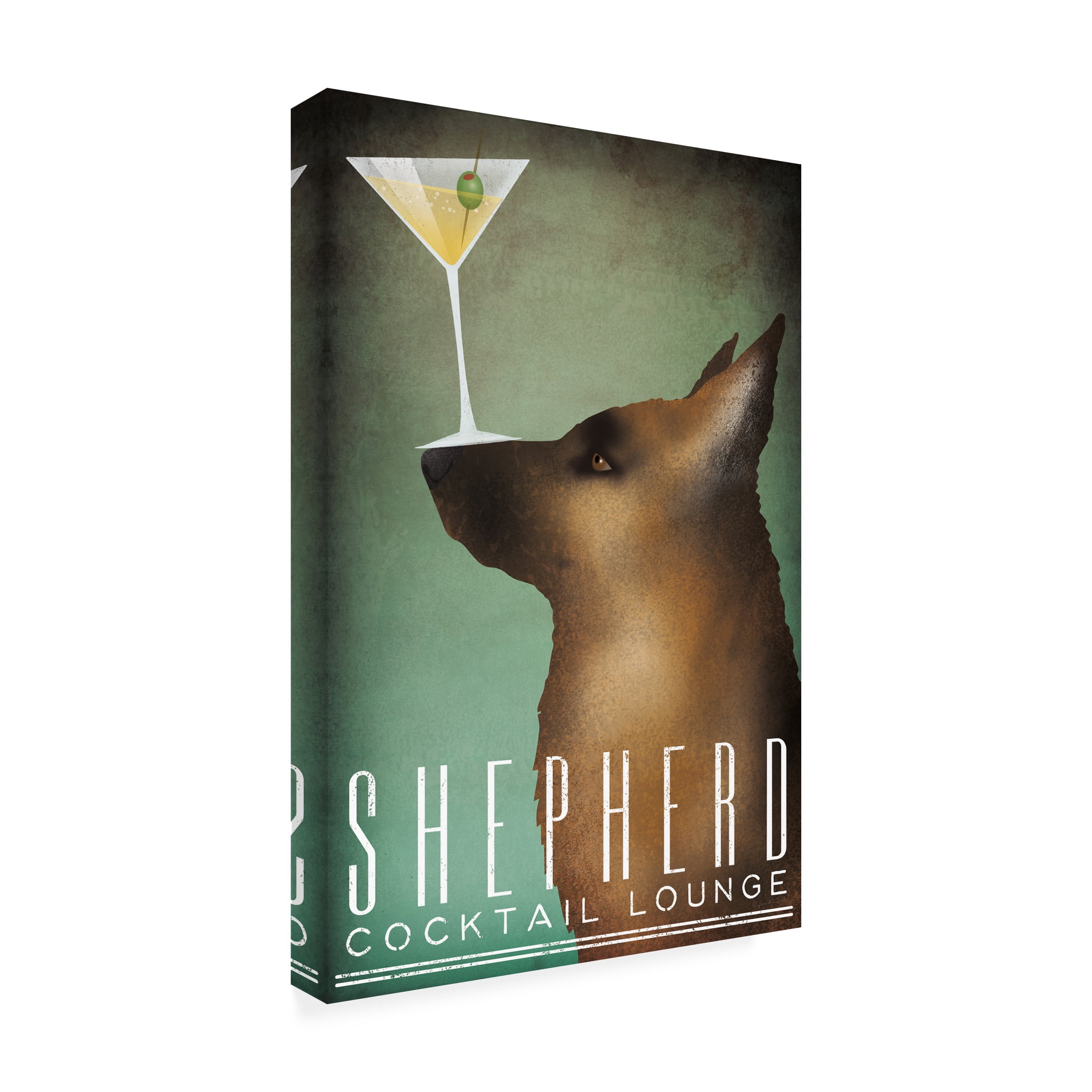 Trademark Fine Art 'Shepherd Cocktail Lounge' Canvas Art by Ryan Fowler