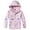 Pink, variant on SonxaHe Toddler Girl Waterproof Jacket Fleece Lined Zip Up Hooded Jacket Warm Thickened Outdoor Softshell Raincoat Pink,Sized 2-3