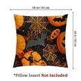 thumbnail image 4 of nygtbtfer Halloween PillowSet of 2 Skull Ghost Decor Throw Pillows Case Indoor Outdoor Decorative Cushion Covers Halloween Decoration for Couch Sofa White, 4 of 7