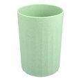 thumbnail image 1 of Vaso de baño de gangas únicas con líneas suaves taza de paja de trigo para baño para pasta de dientes 1 pieza verde 4,09 ''x 2,80'', 1 of 1