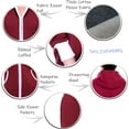 thumbnail image 2 of SkylineWears Men's Unisex Jumpsuit One Piece Non Footed Pajama Playsuit Red Small, 2 of 3