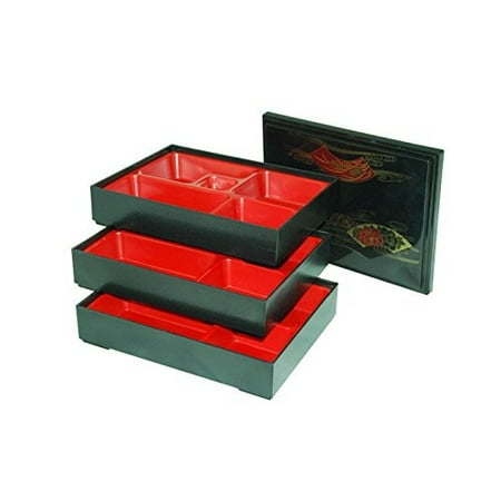Ultra Camtainer Beverage Carrier - Set Of 3 Japanese Lunch Bento Boxes / Food Carrier / Food Storage & Organization Container