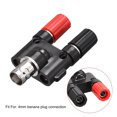 thumbnail image 3 of Unique Bargains Terminal Binding Post Amplifier BNC Female to Dual Banana Socket Screw Cable Connector Black Red, 3 of 5