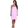 thumbnail image 3 of Women Spa Bath Body Wrap Towel with Adjustable Closure Pink, Small/Medium, 3 of 7
