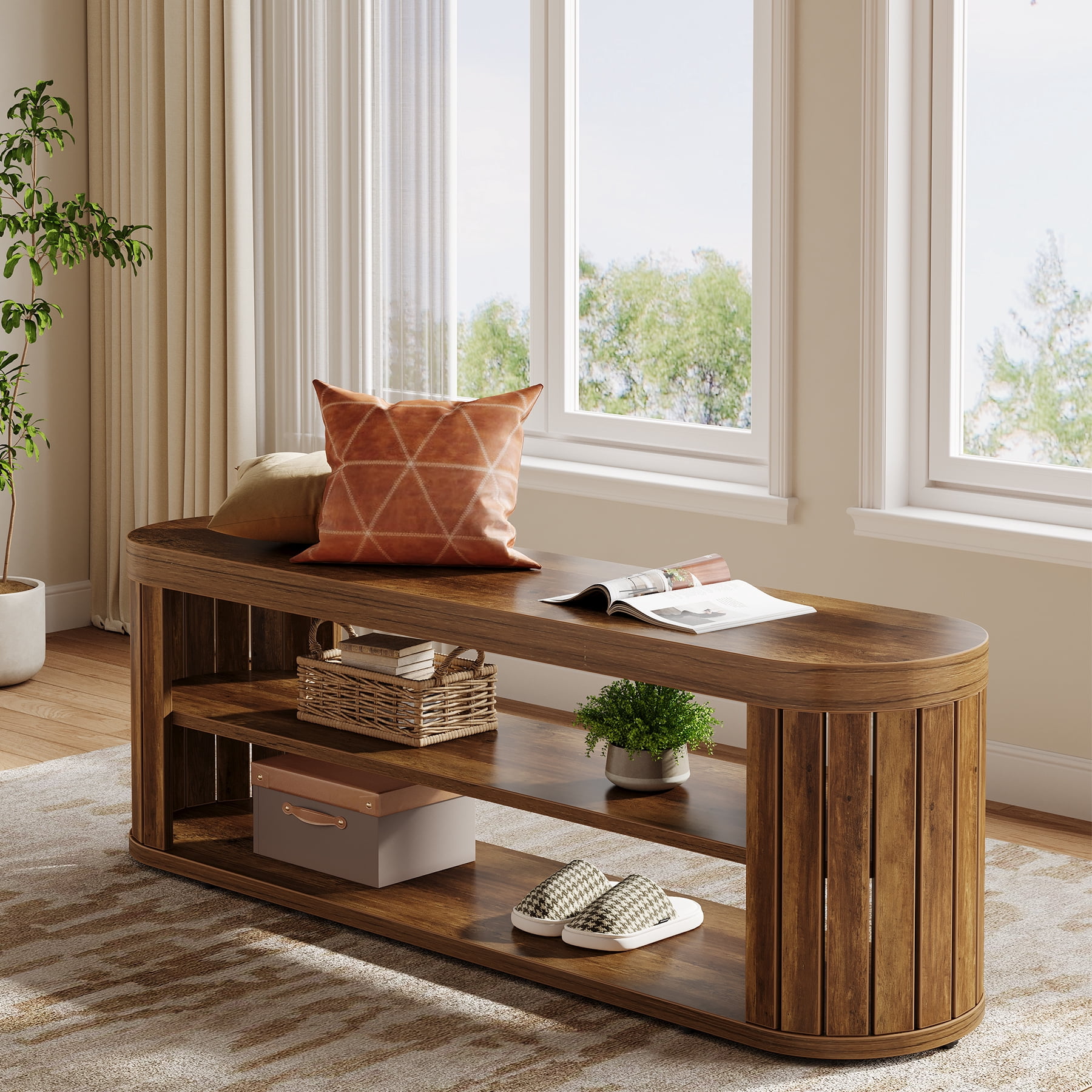 Crown Mark, Bench, Black, Traditional Spindleback Design - Walmart.com