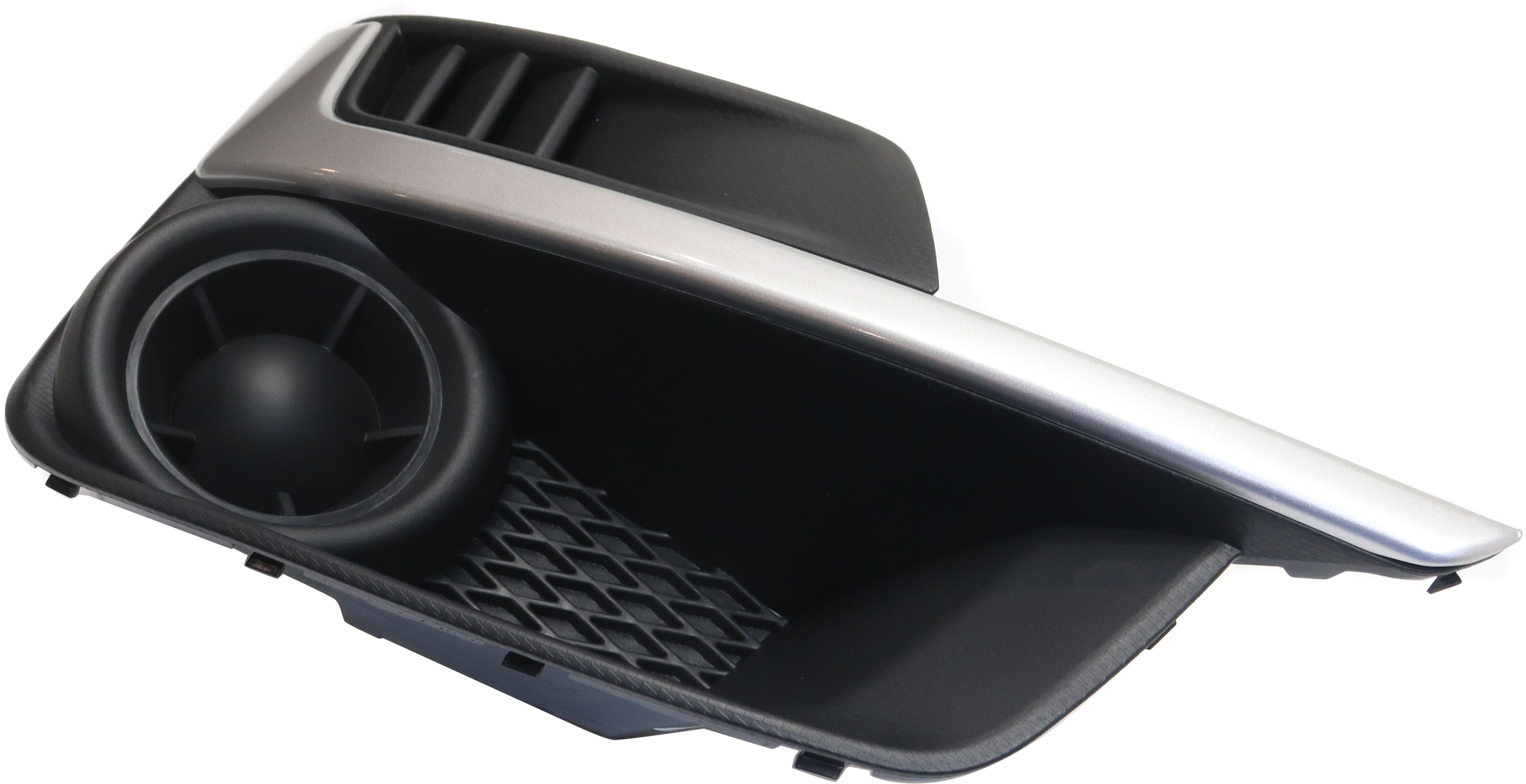 Fog Light Cover Compatible with 2015-2016 Subaru Impreza Right Passenger Textured Black