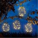 thumbnail image 4 of Lámpara colgante solar LED en espiral para exteriores, resistente al agua, 4 of 5