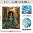 thumbnail image 3 of Diamond Art Kit for Adults, Dog Meditating Forest Calm Autumn Diamond Painting for Adults Beginners, DIY Diamond Art Painting Kits, 5D Diamond Painting Crafts for Home Decor 12x16 Frameless, 3 of 7