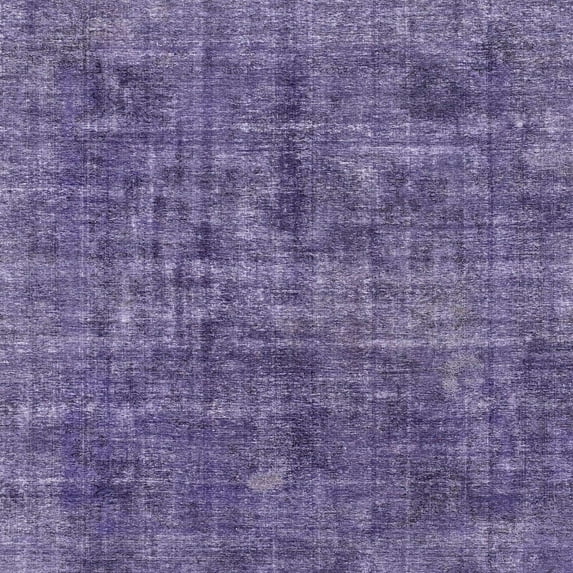 Ahgly Company Indoor Square Abstract Purple Abstract Area Rugs, 8' Square