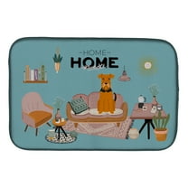 Carolines Treasures CK7886DDM Airedale Sweet Home Dish Drying Mat 14 x 21" multicolor