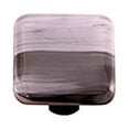 thumbnail image 1 of Noir Tourbillon Lilas Carré Verre Armoire Bouton - Noir Poste, 1 of 1