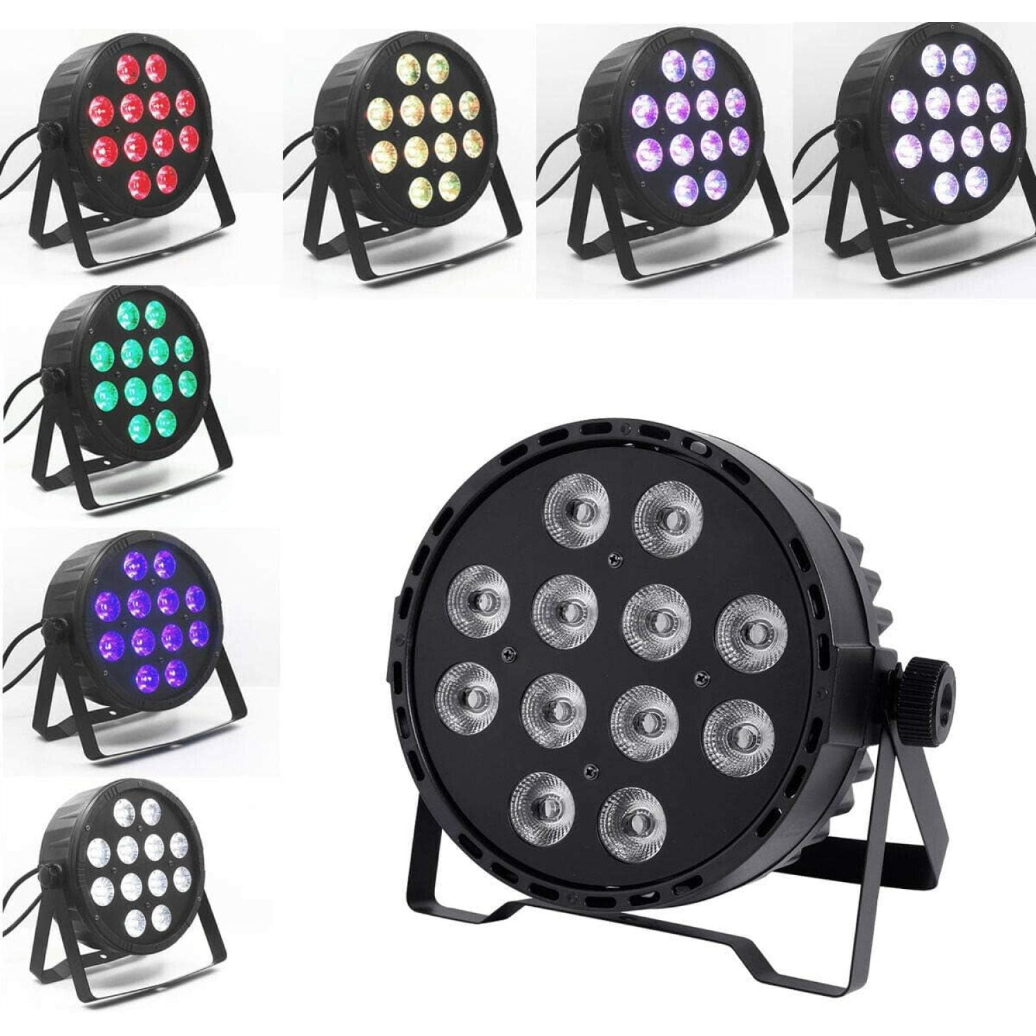 Bilot Led Lighting Rgbw Led Par Lights 10w X 12 Led Dmx 4-in-1 Par Can 