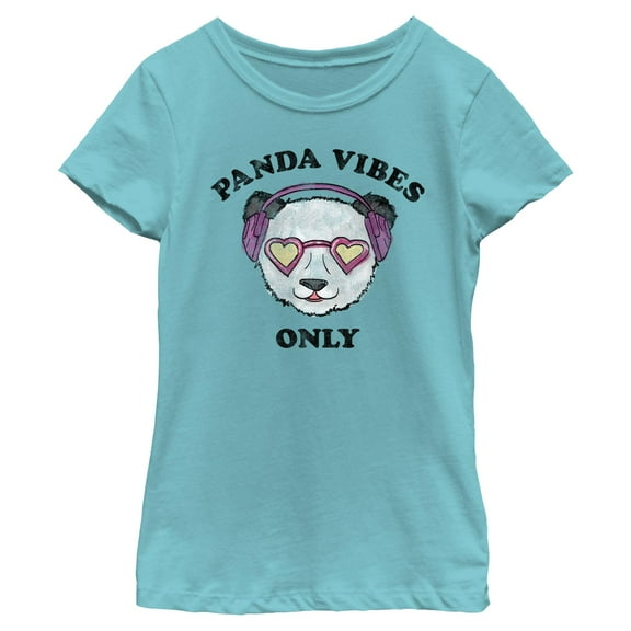 Girl's Lost Gods Panda Vibes Only Graphic T-Shirt