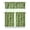 Avocado, variant on Colorful Paisley Kitchen Curtains Set - 3 Piece Bohemian Tier & Valance, Vibrant Indian Design, Semi-Sheer Rod Pocket Window Panels