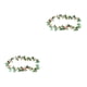 thumbnail image 1 of Naiovety Flores de plantas simuladas manejables de tela: la atmósfera de las atracciones turísticas es fácil de manejar y no se marchitará champán Vid rosa de 16 cabezas 2Conjunto, 1 of 6