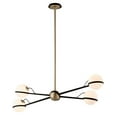 thumbnail image 1 of Troy Lighting-F5307-Ace - Four Light Island  Textured Bronze/Brushed Brass Finish with Opal Glass, 1 of 1