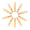 thumbnail image 1 of Normal Level 10-Bb Tenor Saxophone Sax Reeds Strength 2.5 for Beginners, 10pcs/ Box, 1 of 8