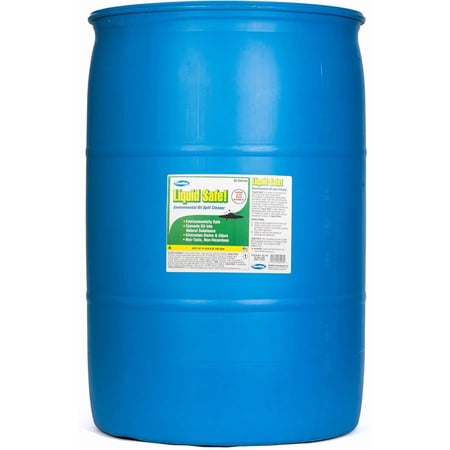 ComStar Liquid Safe, 55 Gallons, Environmental Oil Spill Cleaner, Degreaser, Removes Stains & Odors, Non-Toxic, Safe for Concrete, Asphalt, Parts, Petrol Spills (60-208)